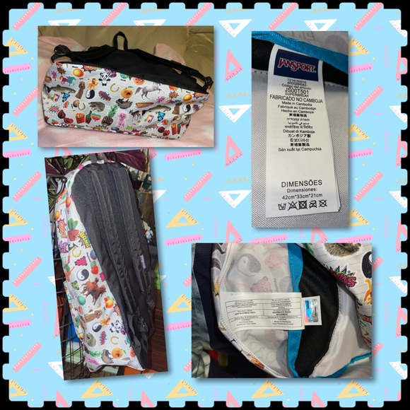 Jansport “SuperBreaker Big Kid Multi-Sticker” Bkpk - Picture 2 of 4